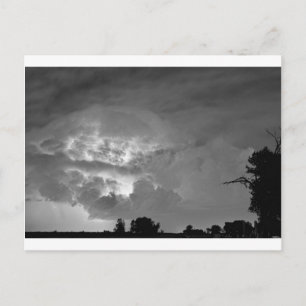 Postal Mostrar luz en blanco y negro