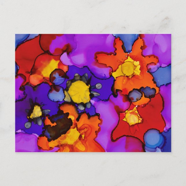 Postal Mostrar payaso (Anverso)