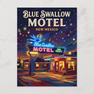 Postal Motel Blue Swallow USA