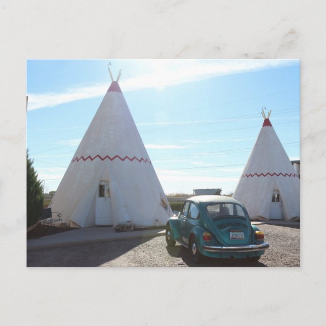 Postal Motel Route 66 Vintage TeePee (Anverso)