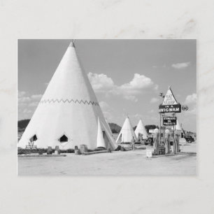 Postal Motel Wigwam, 1940
