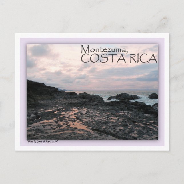 Postal Motenzuma, Costa Rica (Anverso)