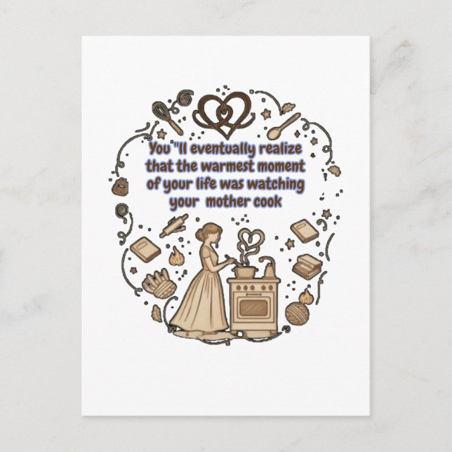 Postal motherhood postcard (Anverso)