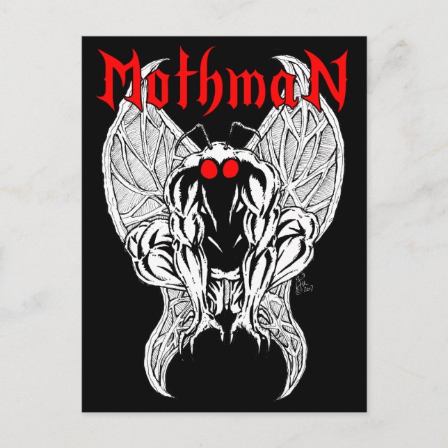 Postal Mothman (Anverso)