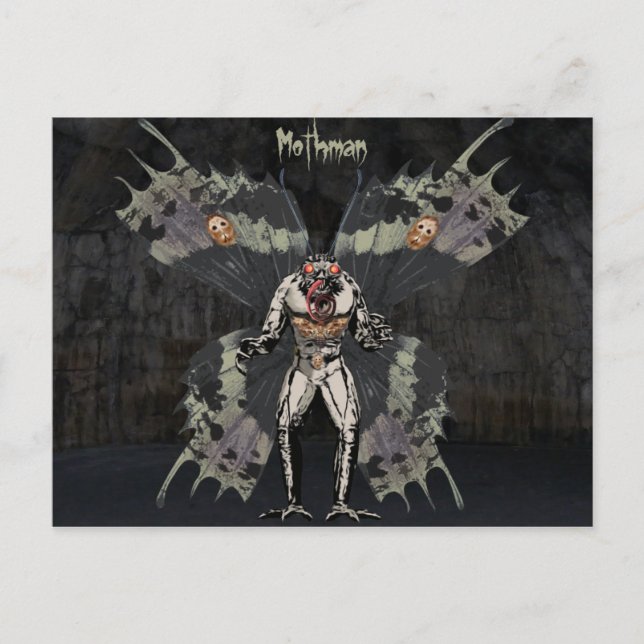 Postal Mothman Postcard (Anverso)