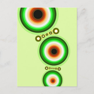 Postal Motif Círculo #124 Postcard