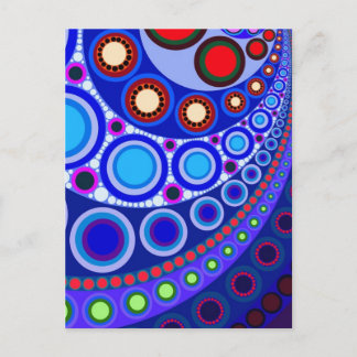 Postal Motif Círculo #147 Postcard
