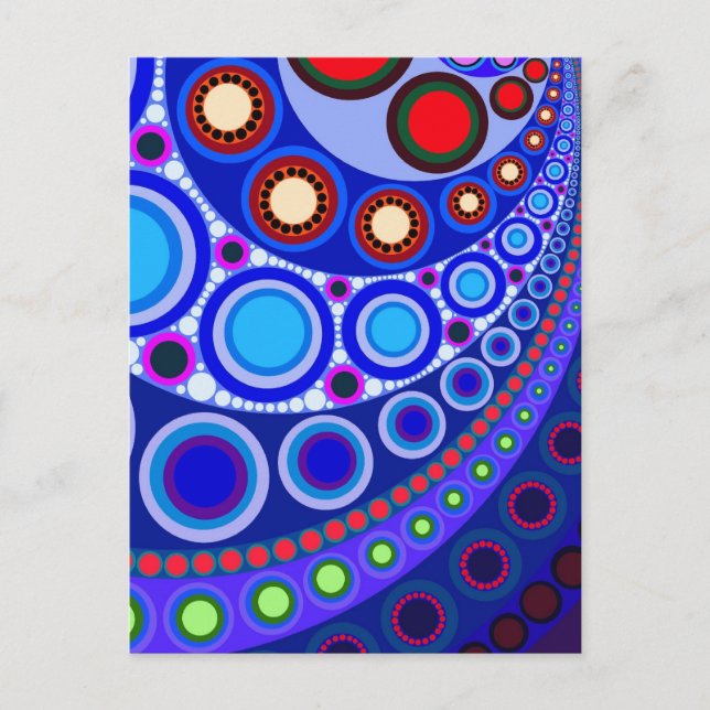 Postal Motif Círculo #147 Postcard (Anverso)