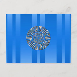 Postal Motif del círculo griego