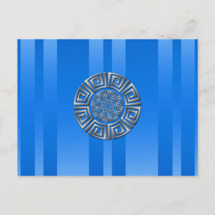 Postal Motif del círculo griego