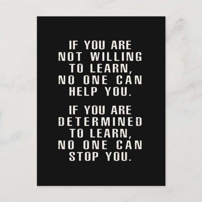 Postal Motivación , Citas positivas, dichos positivos (Anverso)