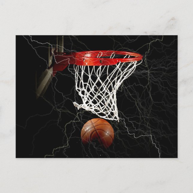 Postal Motivación de Acción de Amor al Baloncesto (Anverso)