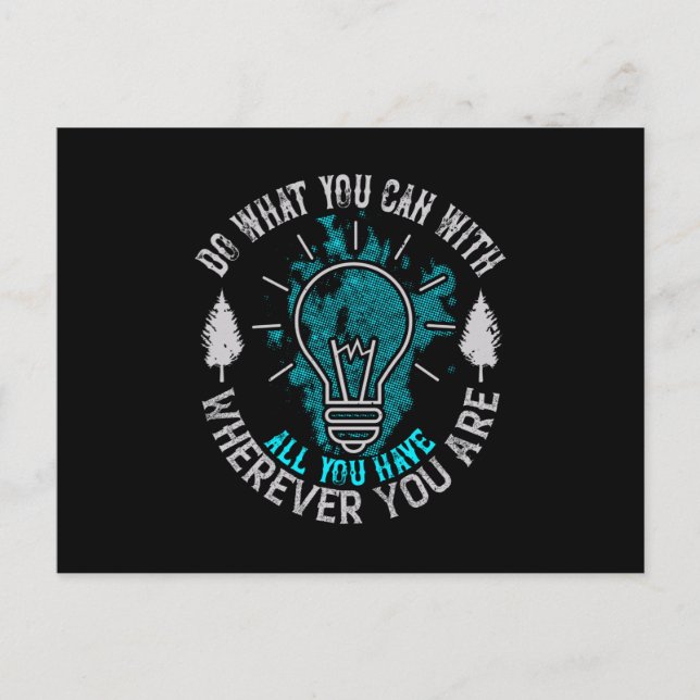 Postal Motivación - Hacer lo que puedas (Anverso)