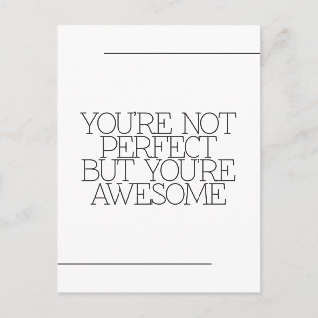 Postal Motivación, inspiración, palabras de la sabiduría. (Anverso)