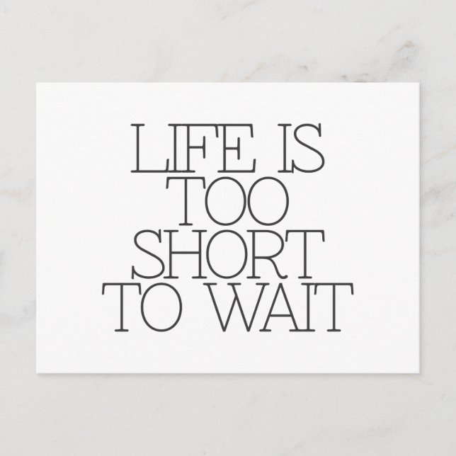 Postal Motivación, inspiración, palabras de la sabiduría. (Anverso)