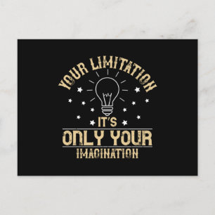 Postal Motivación - La limitación es imaginación
