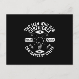 Postal Motivación Quien Tiene Confianza En Sí Mismo