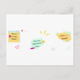 Postal Motivación y vibraciones positivas