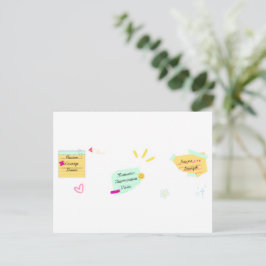 Postal Motivación y vibraciones positivas