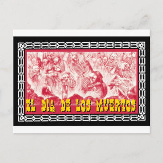 Postal Motivo del Día de los Muertos 6