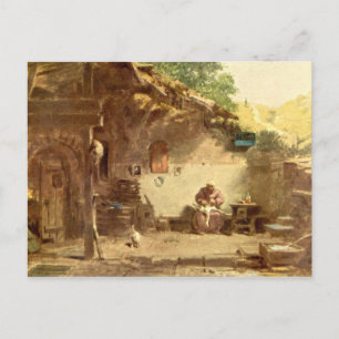 Postal Motivo vintage - Hermit - Spitzweg