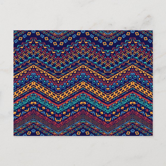 Postal Motivos étnicos (Anverso)