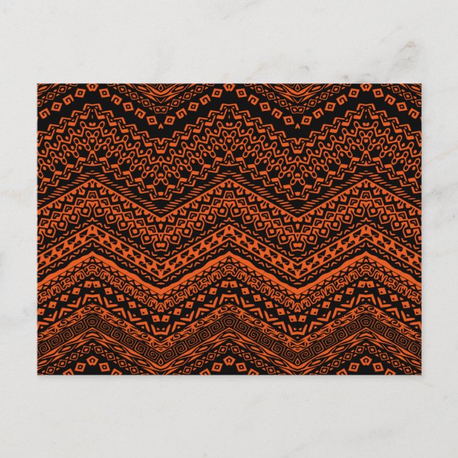 Postal Motivos étnicos 4 (Anverso)