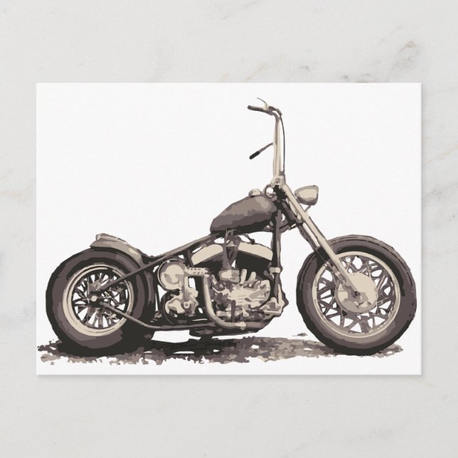 Postal Moto viejo de Guay (Anverso)