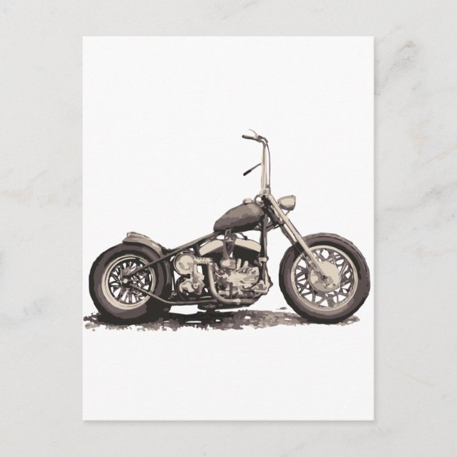 Postal Moto viejo de Guay (Anverso)