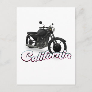 Postal Motocicleta de California