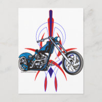 Motocicleta de la tela a rayas