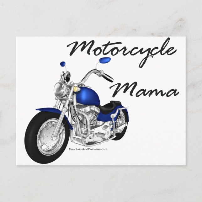 Postal Motocicleta Mama (Anverso)