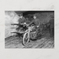 Motocicleta militar EMT, años 1910