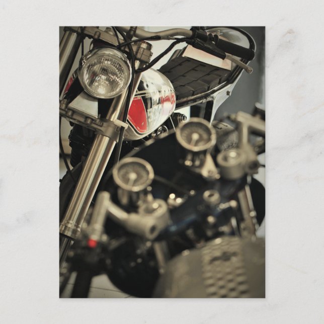 Postal Motocicleta Motociclista Rider (Anverso)