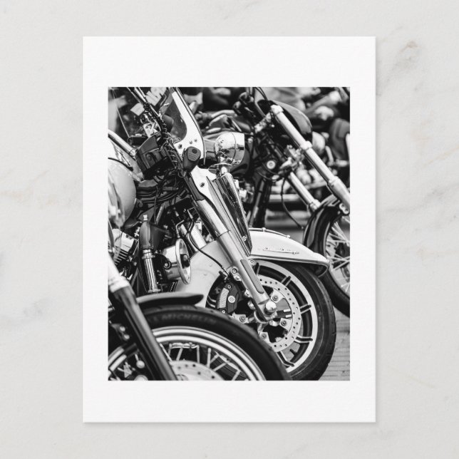 Postal Motocicleta Motociclista Rider (Anverso)