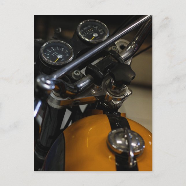 Postal Motocicleta Motociclista Rider (Anverso)