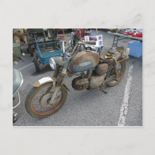 Postal Motocicleta oxidada