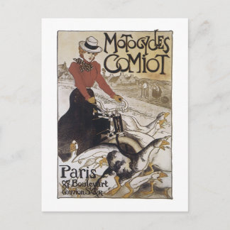 Postal Motocicletas Comiot Paris