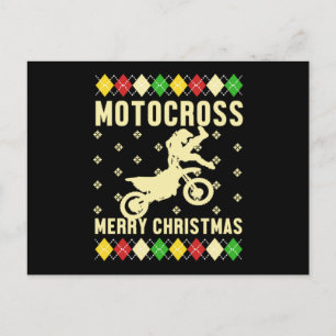 Postal Motocross Merry Christmas Ugly Xmas Motorcycle Gif