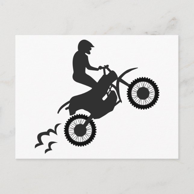 Postal Motocross Rider (Anverso)