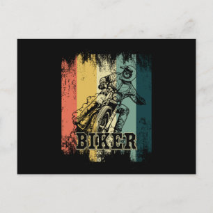 Postal Motocross Riders Racers Motorcycle Gift Retro Vint