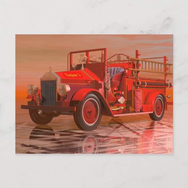 Postal Motor antiincendios (Anverso)