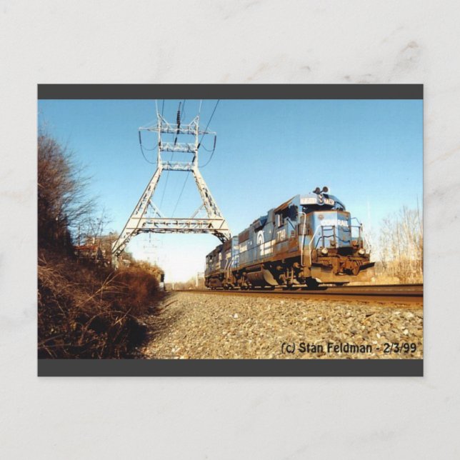 Postal Motor Conrail 7741 en Pencoyd PA (Anverso)