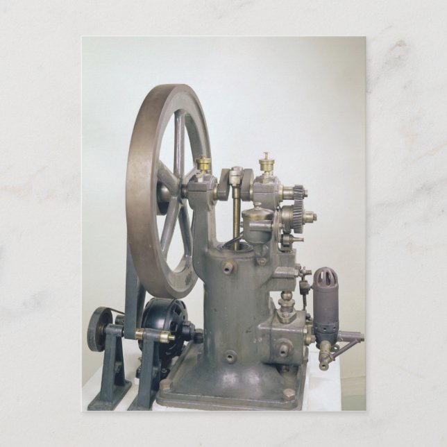 Postal Motor de combustión interna, 1876 (Anverso)