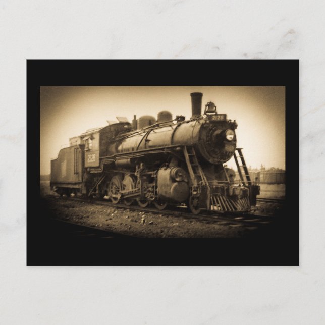 Postal Motor de ferrocarril nacional canadiense 2128 (Anverso)