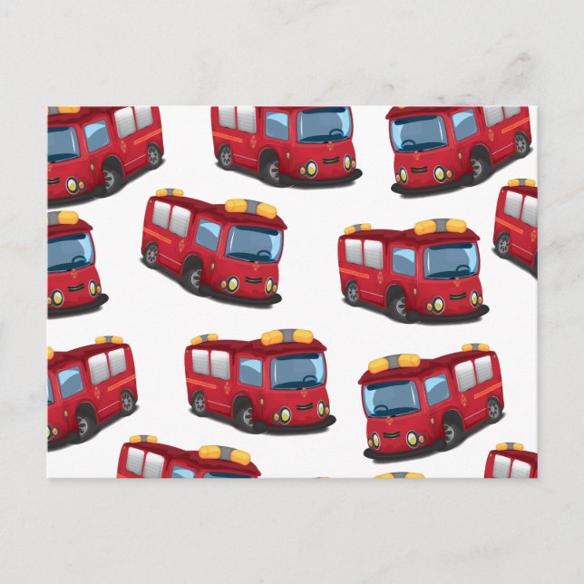 Postal Motor de fuego (Anverso)