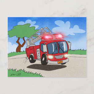 Postal Motor de fuego personalizado