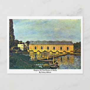 Postal Motor De La Bomba De Marly Por Sisley Alfred