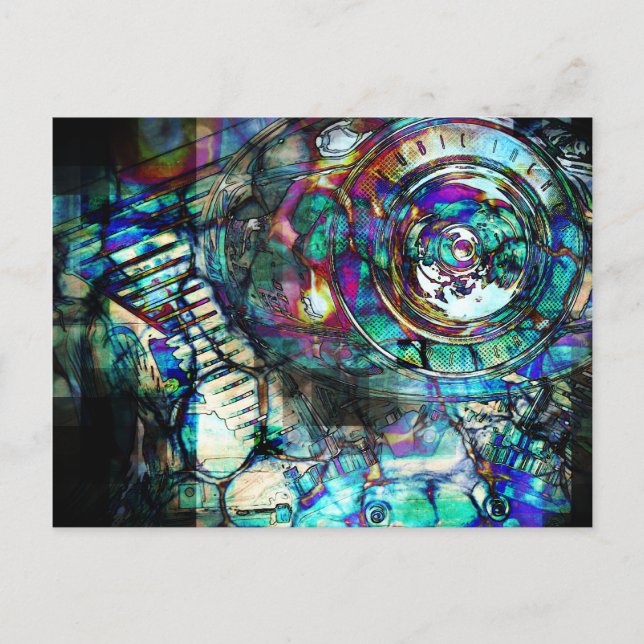 Postal Motor de motocicleta Gasolina (Anverso)