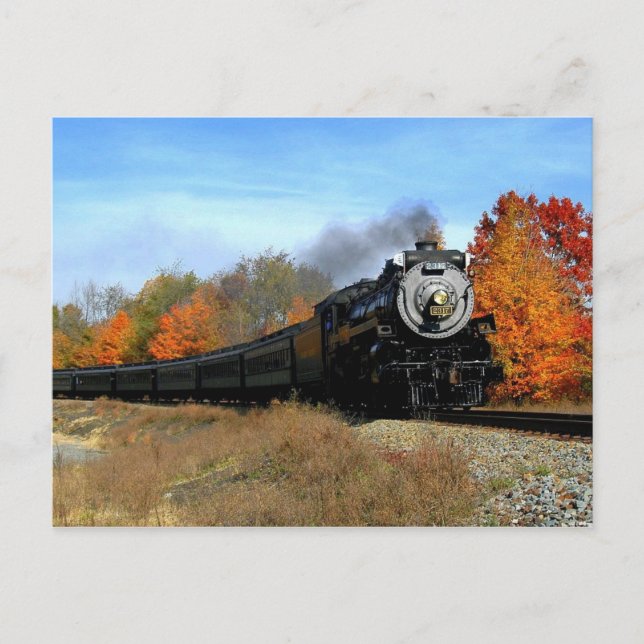 Postal Motor de vapor (Anverso)